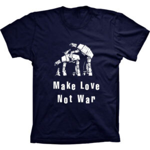 Camiseta Silk Star Wars Make Love Not War