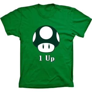 Camiseta Silk Super Mario 1 Up