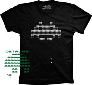 Camiseta Silk Space Invaders