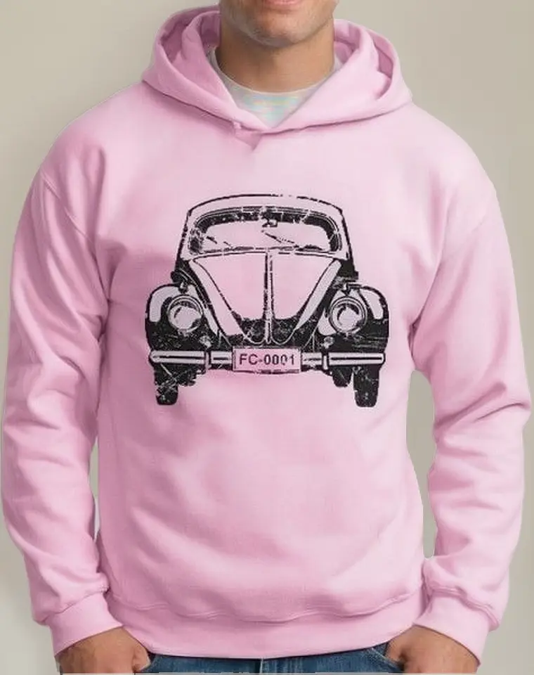 Moletom Silkscreen Estiloso Flanelado com Bolso e Capuz Fusca - Imagem 2