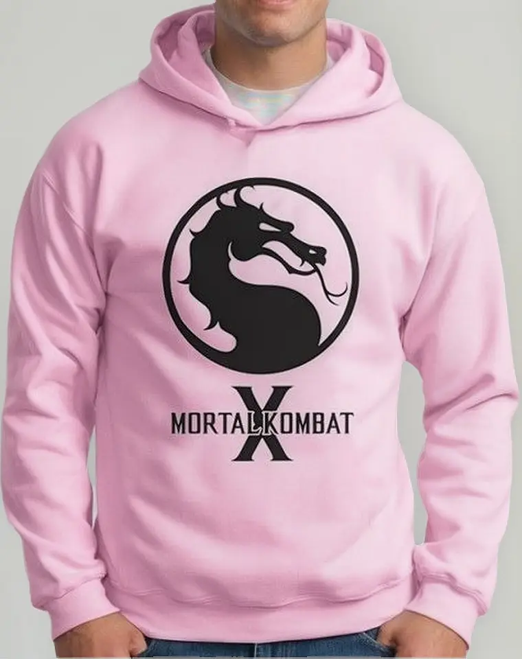 Moletom Silkscreen Estiloso Flanelado com Bolso e Capuz Mortal Kombat - Imagem 2