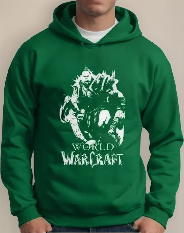 Moletom Silkscreen Estiloso Flanelado com Bolso e Capuz World Warcraft - Imagem 5