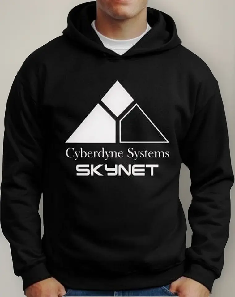Moletom Silkscreen Estiloso Flanelado com Bolso e Capuz Skynet - Imagem 5