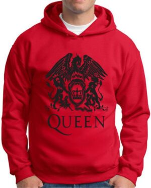Moletom Silkscreen Estiloso Flanelado com Bolso e Capuz Queen M-708