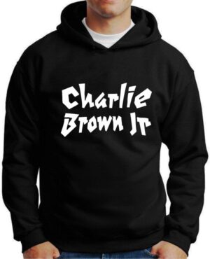 Moletom Silkscreen Estiloso Flanelado com Bolso e Capuz Charlie Brown Jr M-733