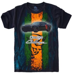 Camiseta Estilosa Fullprint Dodge Challenger S-679