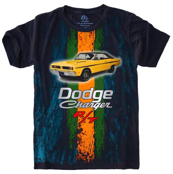 Camiseta Estilosa Fullprint Dodge Charger S-680