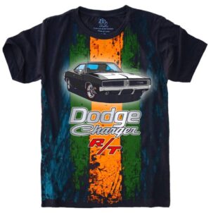 Camiseta Estilosa Fullprint Dodge Charger S-681