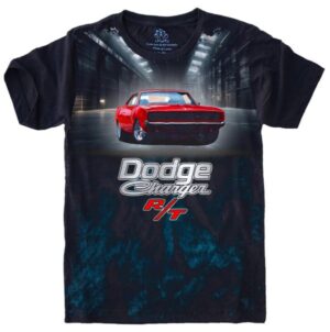Camiseta Estilosa Fullprint Dodge Charger S-682