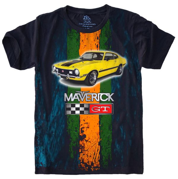 Camiseta Estilosa Fullprint Maverick GT S-683