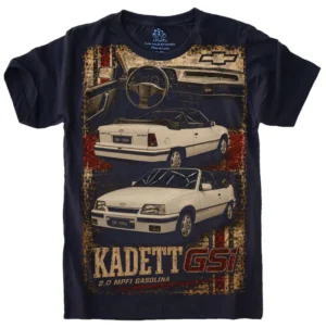 Camiseta Estilosa Fullprint Chevrolet Kadett GSi Vintage S-688