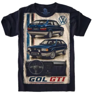 Camiseta Estilosa Fullprint Volkswagen Gol GTi Vintage S-689