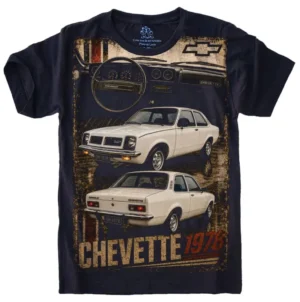 Camiseta Estilosa Fullprint Chevrolet Chevette Vintage S-692