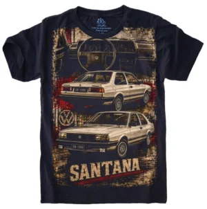 Camiseta Estilosa Fullprint Volkswagen Santana Vintage S-694