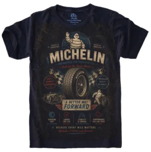 Camiseta Estilosa Fullprint Michelin Vintage S-706