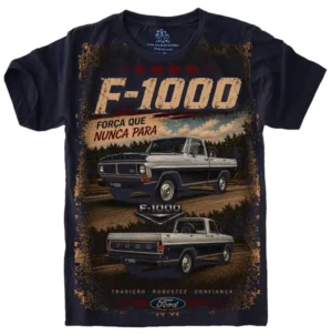 Camiseta Estilosa Fullprint Ford F1000 Vintage S-724