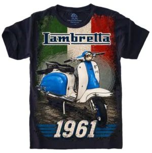 Camiseta Estilosa Fullprint Lambretta 1961 S-727