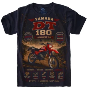 Camiseta Estilosa Fullprint Moto DT180 Yamaha (S-731)