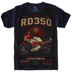 Camiseta Estilosa Fullprint Moto RD350 Yamaha S-747