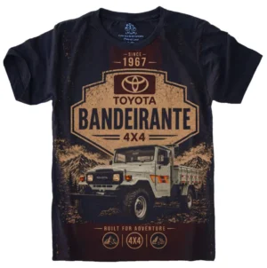 Camiseta Estilosa Fullprint Toyota Bandeirante Picape Vintage S-749