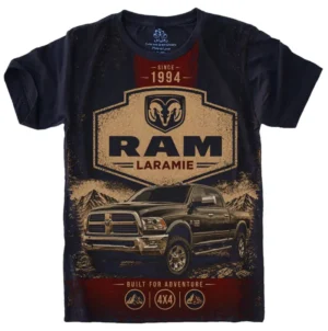 Camiseta Estilosa Fullprint  Dodge Ram Laramie 2500 Vintage S-754