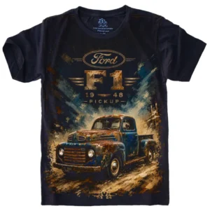 Camiseta Estilosa Fullprint Ford F1 Pickup 1948 Vintage S-759