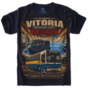 Camiseta Estilosa Fullprint Ônibus Caio Vitória OF-1620 S-770