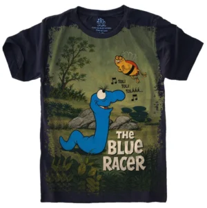 Camiseta Estilosa Fullprint A Cobrinha Azul "The Blue Racer" S-776