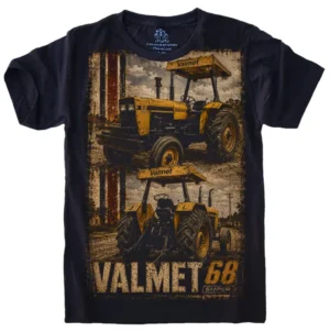 Camiseta Estilosa Fullprint Trator Valmet 68 S-699